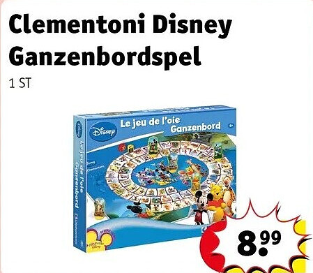 Clementoni Disney Ganzenbordspel