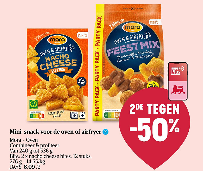 Mini-snack voor de oven of airfryer