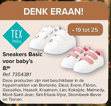 Sneakers Basic voor baby’s