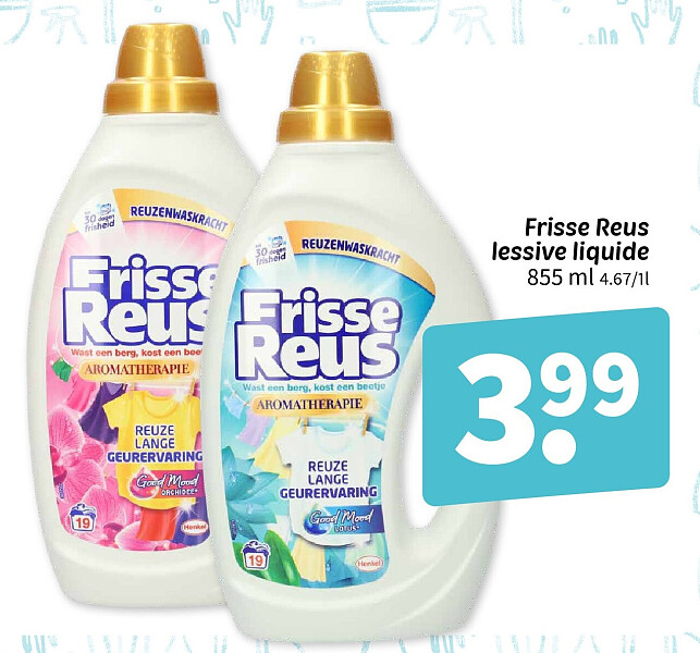 Frisse Reus lessive liquide