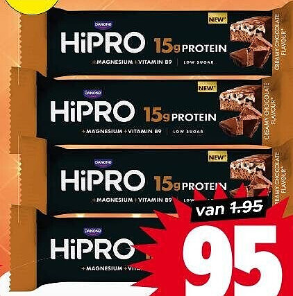 HiPRO proteïne bar, chocolade, reep 45 g
