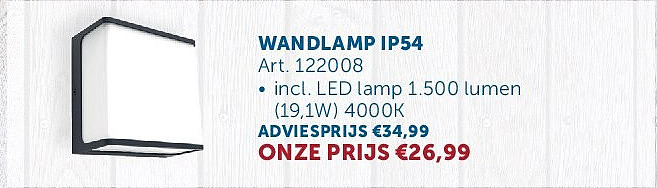 WANDLAMP IP54