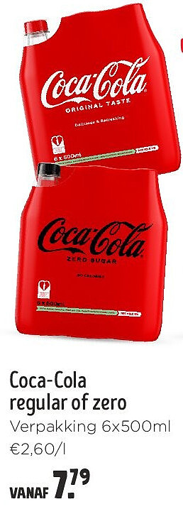Coca-Cola regular of zero