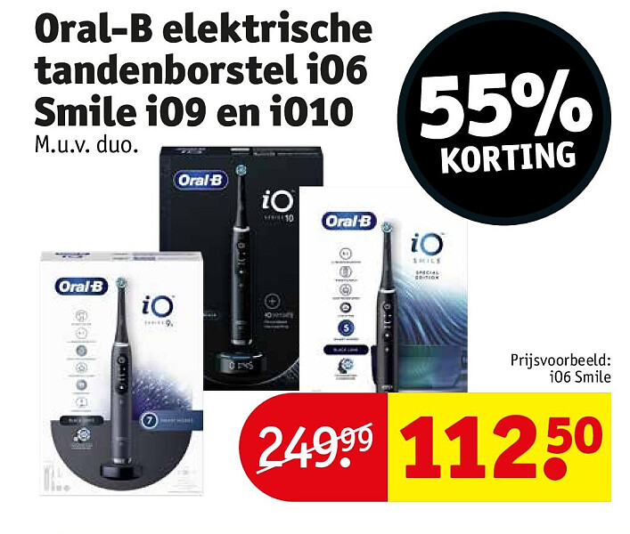 Oral-B elektrische tandenborstel iO6 Smile iO9 en iO10