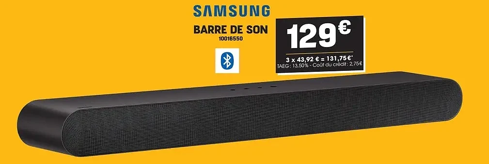 SAMSUNG BARRE DE SON