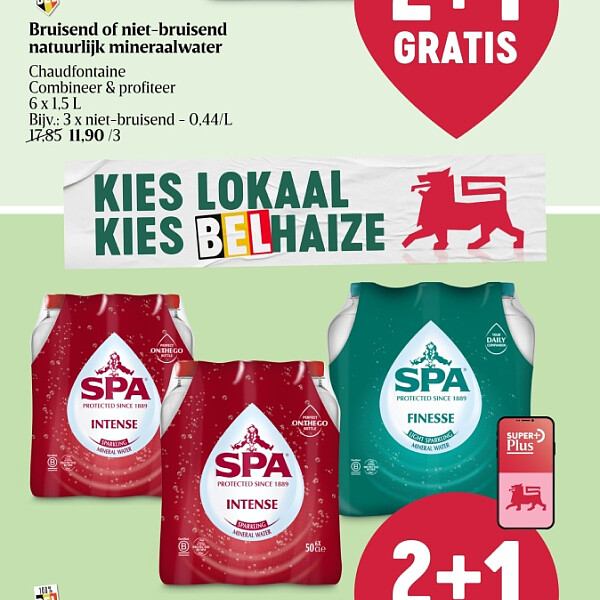 Bruisend natuurlijk mineraalwater