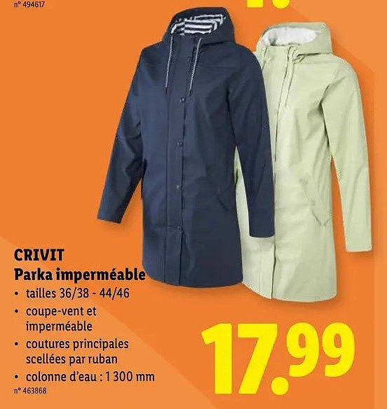 Parka imperméable