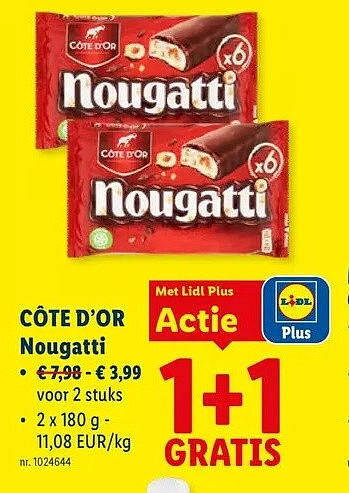 CÔTE D'OR Nougatti