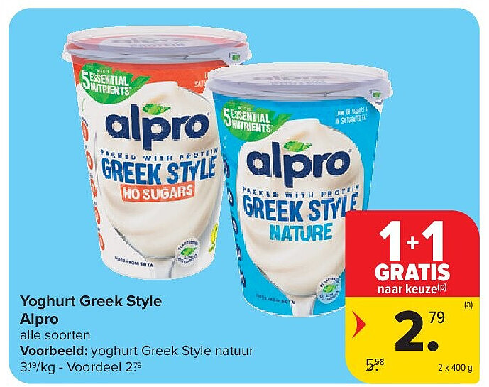 Yoghurt Greek Style Alpro