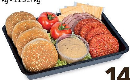 Colli runderburger met kaas en spek