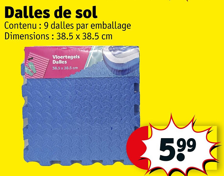 Dalles de sol