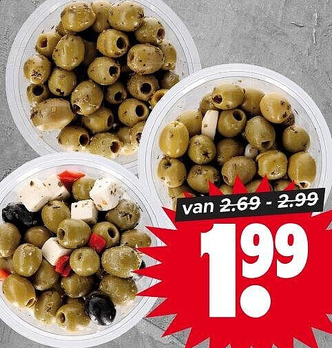 Groene olijven