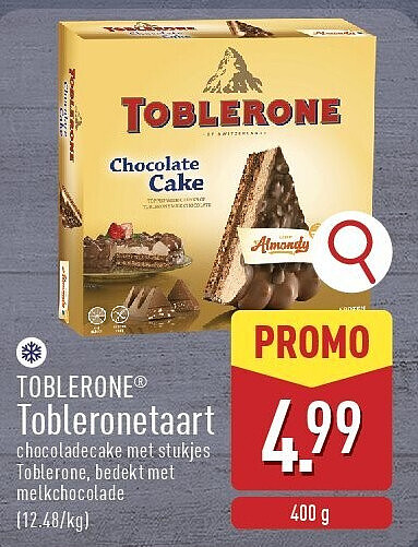 TOBLERONE® Tobleronetaart