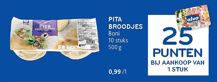 Pita broodjes Boni 10 stuks 500 g