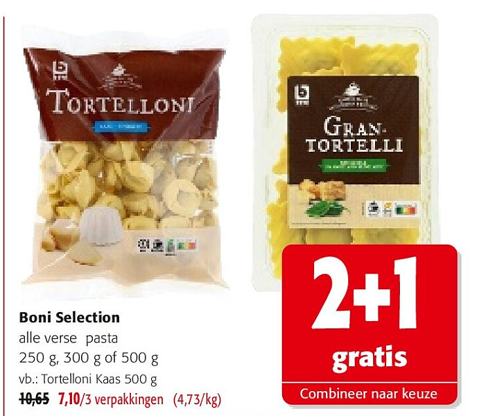 Boni Selection Tortelloni Kaas 500 g