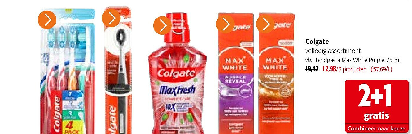Colgate volledig assortiment
