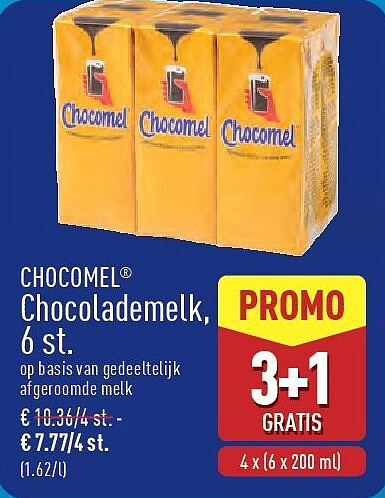 CHOCOMEL® Chocolademelk, 6st.
