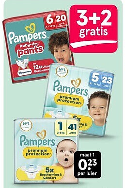 Pampers luiers en luierbroekjes
