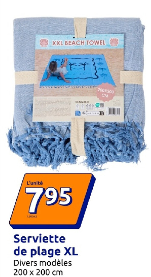 Serviette de plage XL