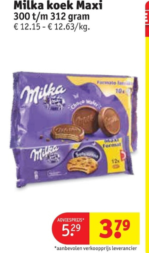 Milka koek Maxi