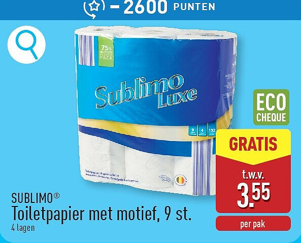 Toiletpapier met motief, 9st.