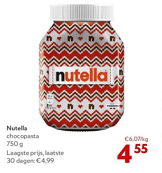 Nutella chocopasta 750 g
