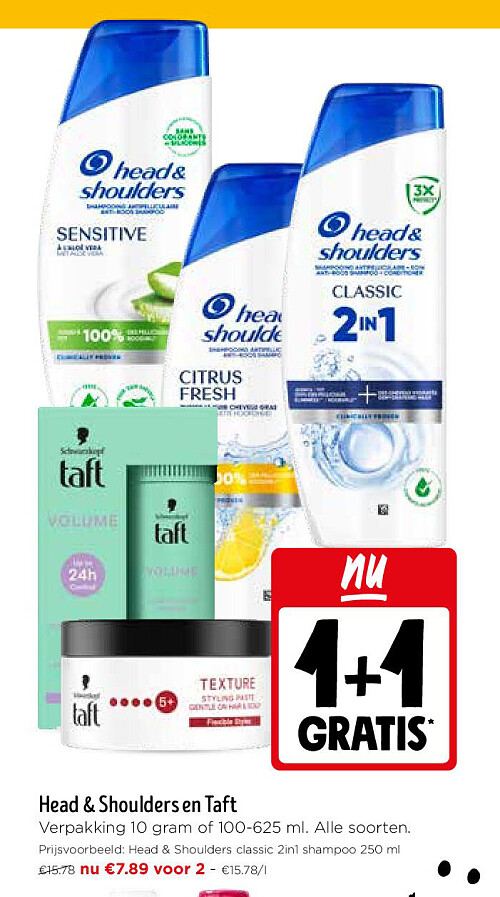 Head & Shoulders en Taft