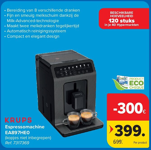 Espressomachine EA897HE0