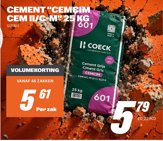 CEMENT “CEMCIM CEM II/C-M” 25 KG