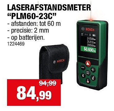 LASERAFSTANDSMETER “PLM60-23C”