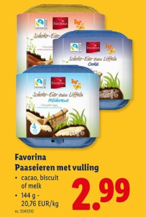 Paaseieren metvulling