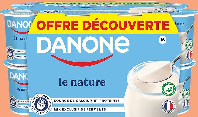 Yaourt nature Danone – Offre découverte