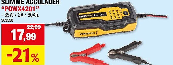 SLIMME ACCULADER “POWX4201”