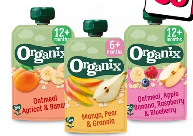 Organix knijpfruit