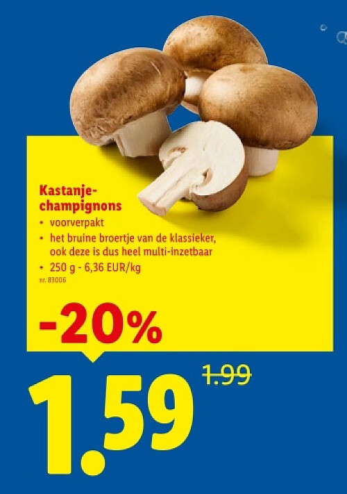 Kastanje- champignons
