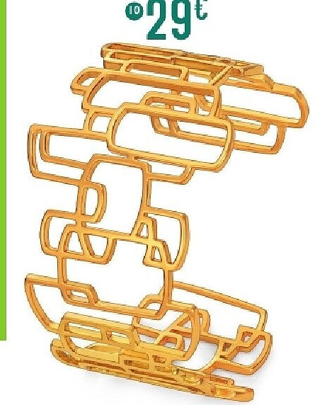 Bracelet jonc en laiton doré, oxydes de zirconium
