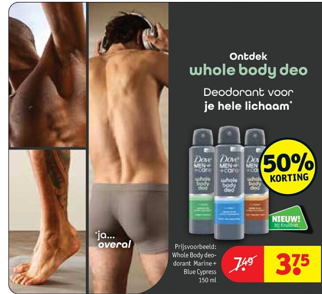 Whole Body deodorant Marine + Blue Cypress 150 ml