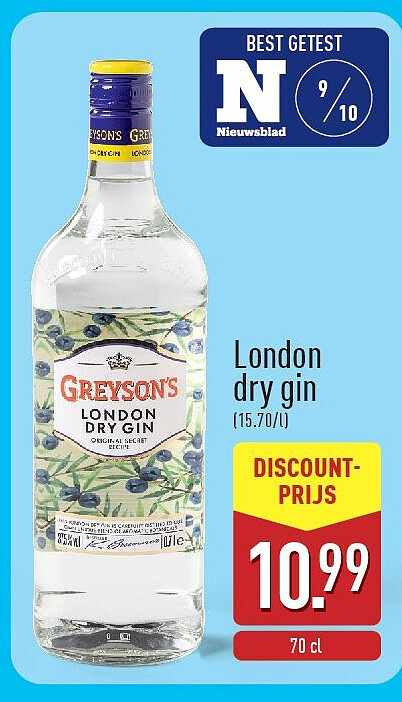London dry gin