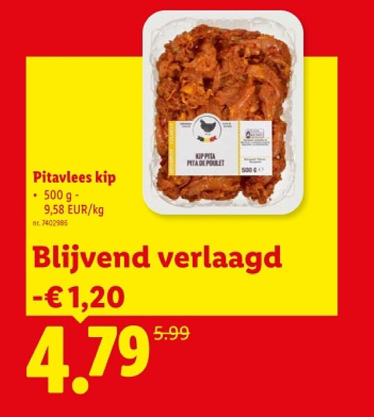 Pitavlees kip