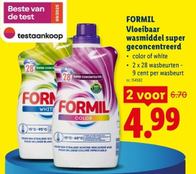 Vloeibaar wasmiddel super geconcentreerd