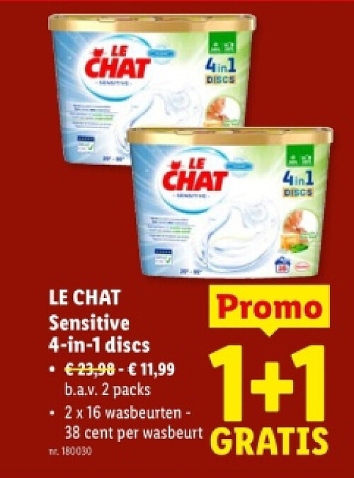 Sensitive 4-in-1 discs