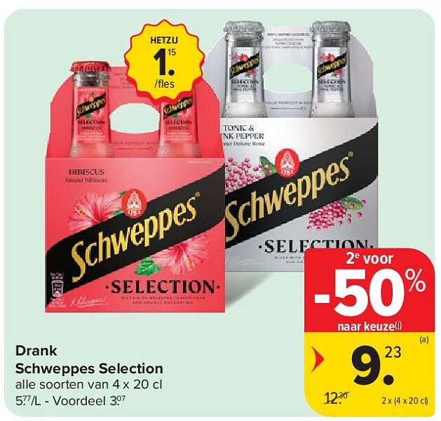 Drank Schweppes Selection