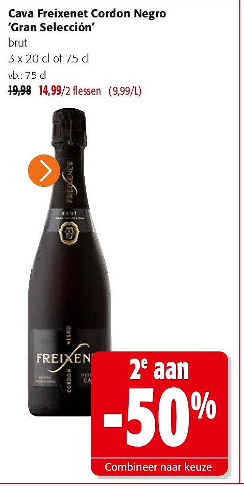 Cava Freixenet Cordon Negro ‘Gran Selección’ 75 cl