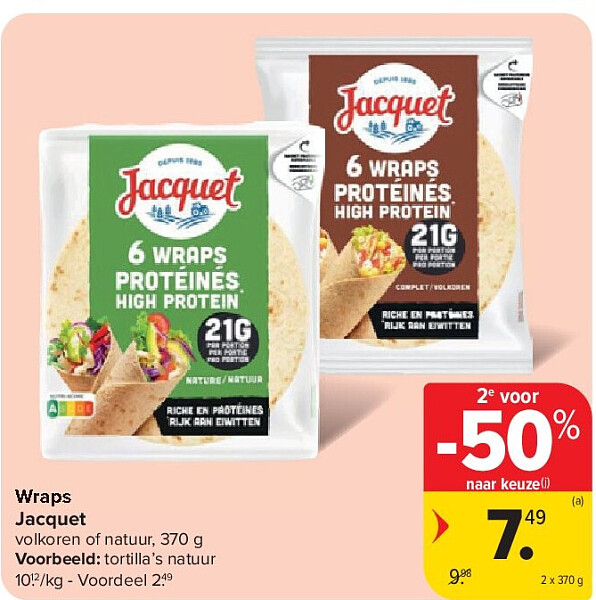 Wraps Jacquet