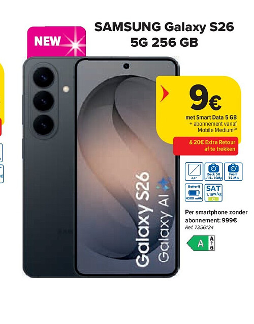 SAMSUNG Galaxy S26 5G 256 GB