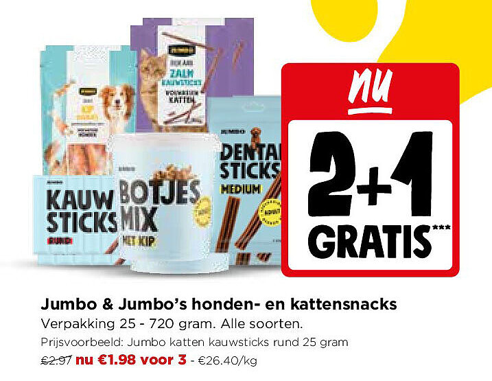 Jumbo & Jumbo’s honden- en kattensnacks