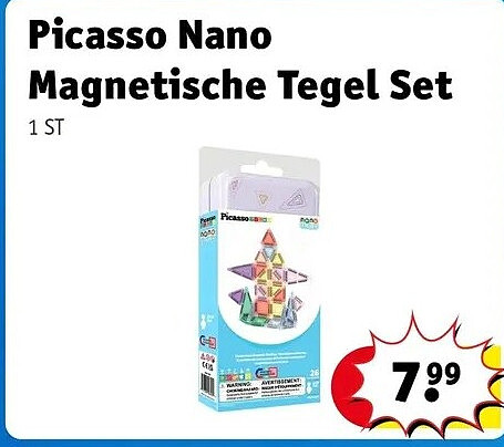 Picasso Nano Magnetische Tegel Set