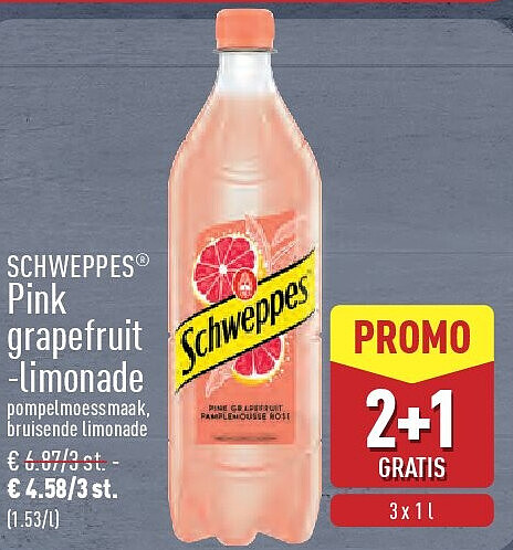 Pink grapefruit -limonade