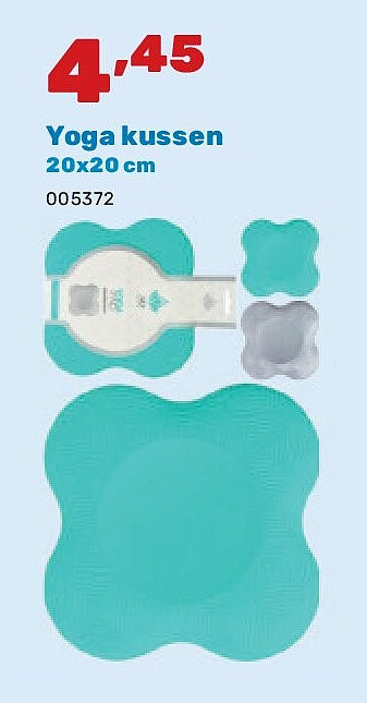 Yoga kussen 20x20 cm