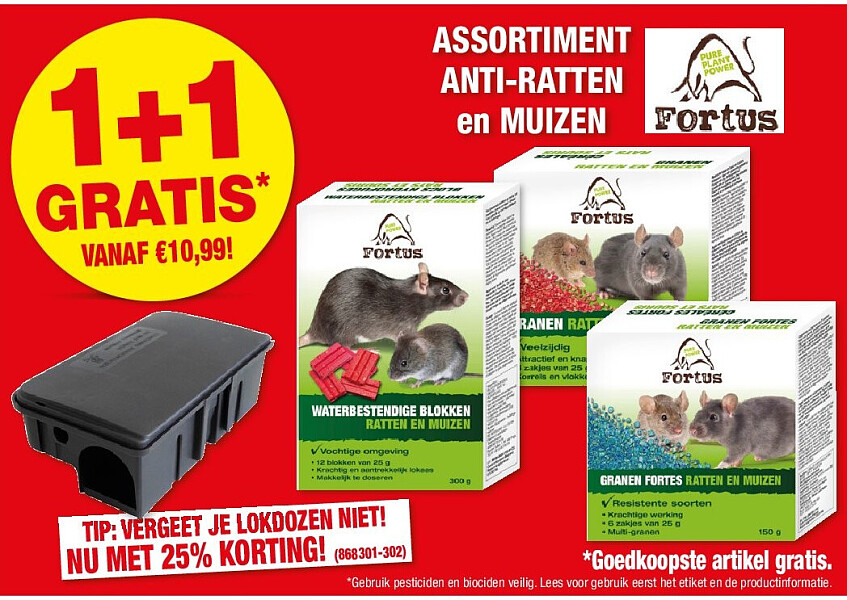 ASSORTIMENT ANTI-RATTEN en MUIZEN